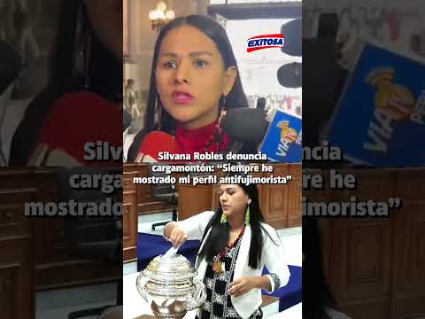 🔴🔵 Silvana Robles denunció un presunto “cargamontón” en su contra