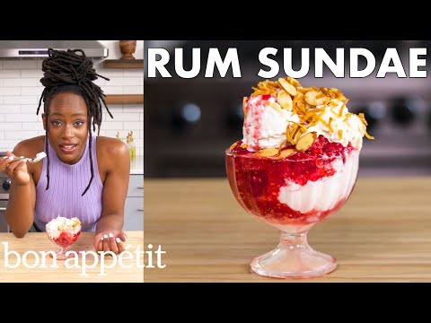 Chrissy Makes Rum Coconut Sundaes | From The Home Kitchen | Bon Appétit