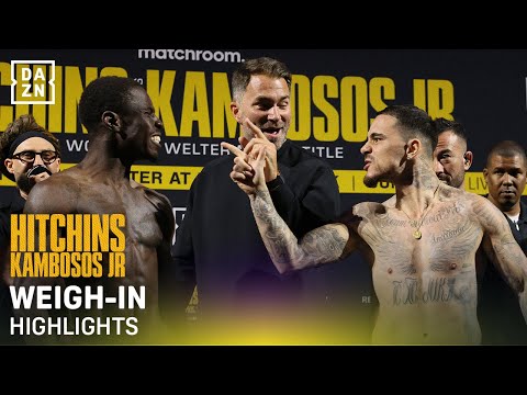 Hitchins vs. Kambosos goes down TOMORROW! | WEIGH-IN HIGHLIGHTS #HitchinsKambosos | Live on DAZN