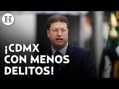 ¡CDMX más segura! Delitos de alto impacto han reducido 64%, revela titular de la SSC