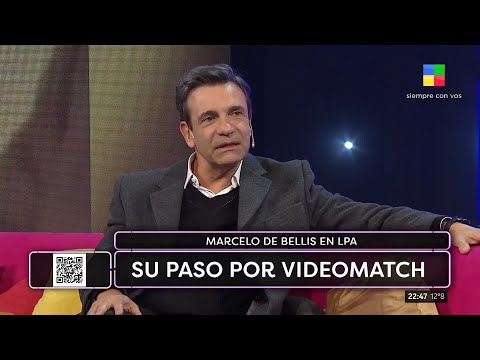 Marcelo de Bellis habló sobre sus comienzos en Videomatch: Me contrataron para hacer de serio