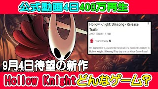 【HollowKnight】遂に9月4日待望の新作が出る！！どんなゲームか紹介【ホロウナイト】