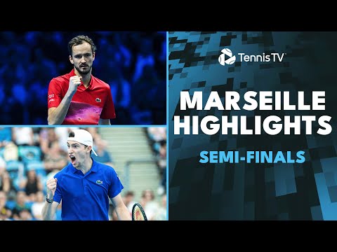 Medvedev Faces Medjedovic; Humbert Takes On Bergs  | Marseille 2025 Semi-Final Highlights