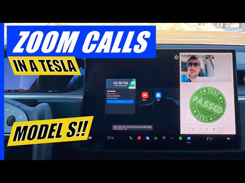 Tesla's Zoom integration is an AWESOME automotive first!