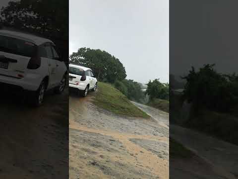 Raining in Roatan Honduras.