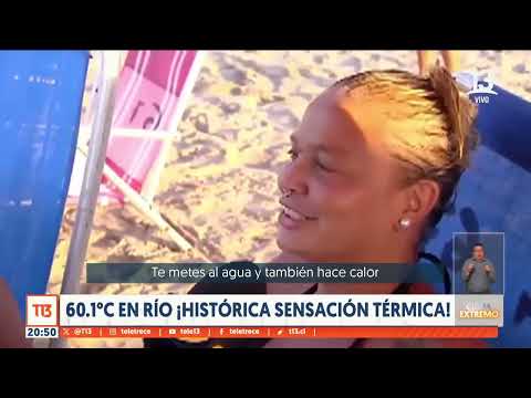 60.1° en Río de Janeiro: ¡histórica sensación térmica!
