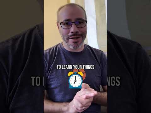 Blocking your calendar is a way to commit to learning