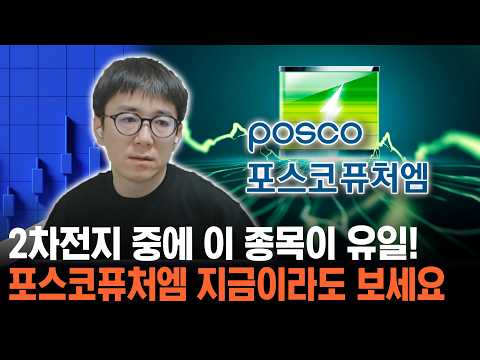 2차전지 중에 이 종목이 유일합니다 포스코퓨처엠 꼭 보세요