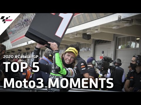 Top 5 Moto3 Moments from the #CatalanGP