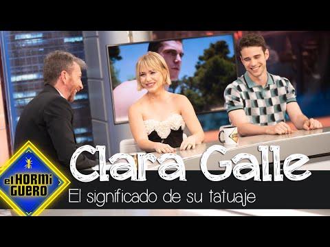 Es una oda al amor: Clara Galle explica el significado de su tatuaje - El Hormiguero