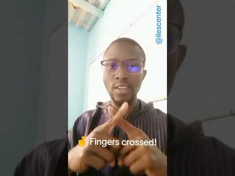 How come and Cross my fingers 🤞 explications en français