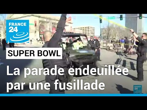 La parade du Super Bowl endeuillée par des tirs, une tragédie pour Biden • FRANCE 24