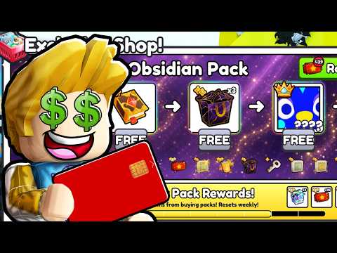 I Got INSANE LUCK Opening NEW FOREVER PACK in Pet Simulator 99..