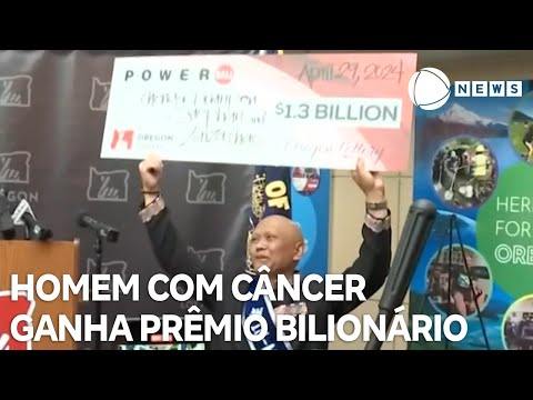 Homem com câncer ganha prêmio bilionário na loteria