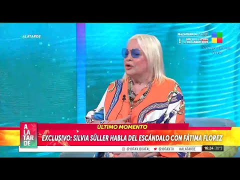 Silvia Süller habló del escándalo con Fátima Florez