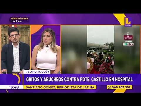 La incomodidad del presidente Pedro Castillo frente a protestas en el hospital Rebagliati