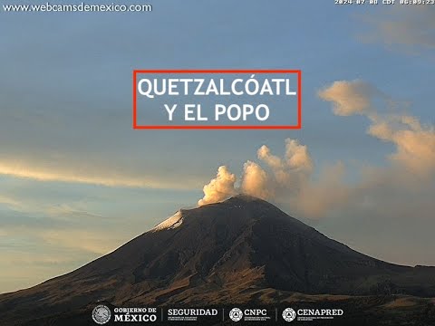 #POPOCATÉPETL | La actividad va en aumento. El #Volcán #EnVivo