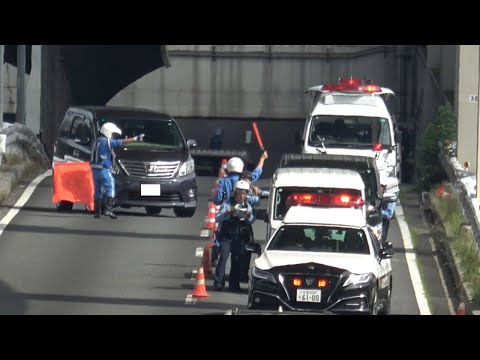 【違反車大漁】新車価格3千万円越えのポルシェ911GT3RSに白バイ隊員さんも興味津々だった速度違反の取締り検挙の瞬間10連発！！！