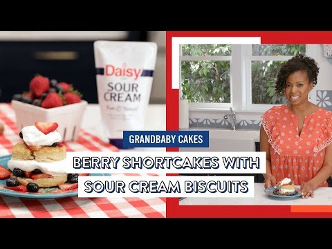 Berry Shortcakes with Sour Cream Biscuits