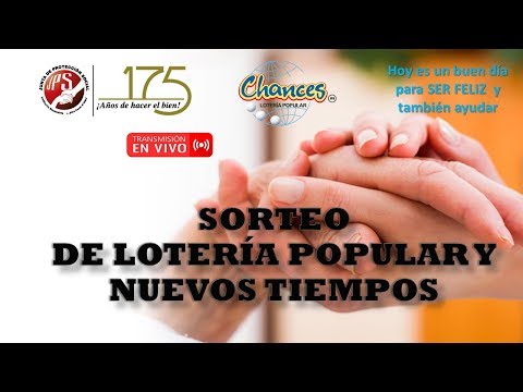 Sorteo Lot. Popular N°6457, Nuevos Tiempos y Tiempos Reventados N°17644. del  24/01/2020. JPS. NOCHE