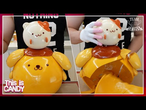 [ASMR] 슈가슬라임으로 산리오 머핀 사탕 만들기 대참사  <strong>Making</strong> Sanrio muffin <strong>candy</strong> with sugar slime