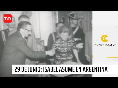 29 de junio: Isabelita asume la Presidencia de Argentina | Momentos TVN