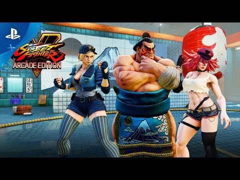 Street Fighter V: Arcade Edition ? E. Honda/Lucia/Poison Gameplay Trailer | PS4