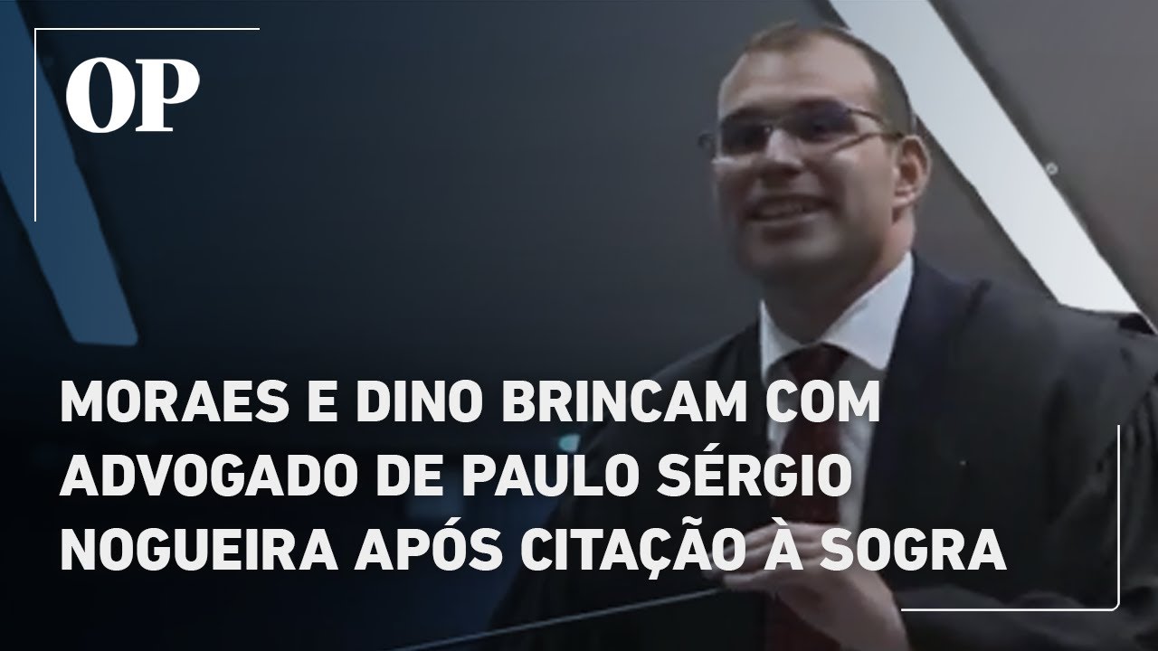 Moraes e Dino brincam com advogado de Paulo Sérgio Nogueira após citação à sogra veja