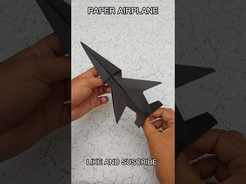 HOW TO MAKE A PAPER AIRPLANE | EASY PAPER AIRPLANE ORIGAMI #SHORTS #ORIGAMI