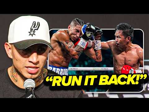 RUN IT BACK! – Mario Barrios FIRST WORDS on DRAW vs Manny Pacquiao