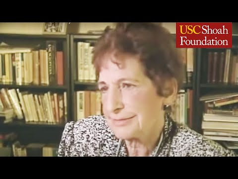 Jewish Survivor Hana Dubová Testimony