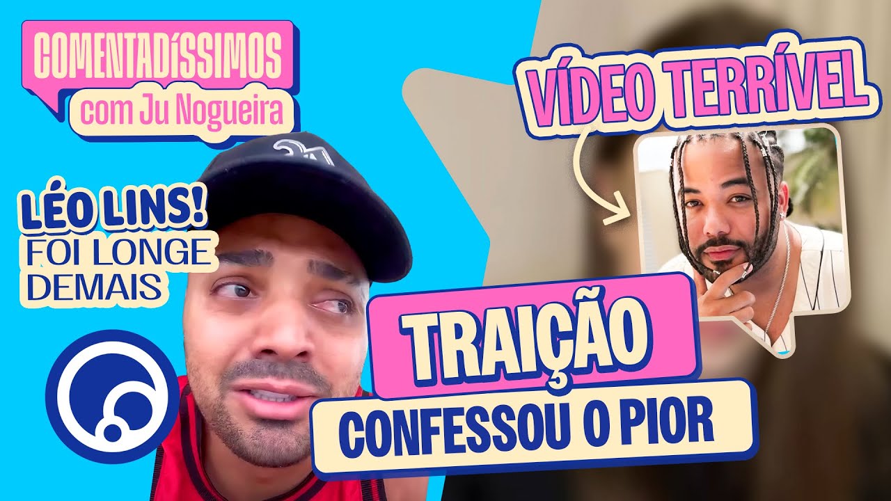 🔵Comentadíssimos AO VIVO HOJE data às 18h com JU NOGUEIRA