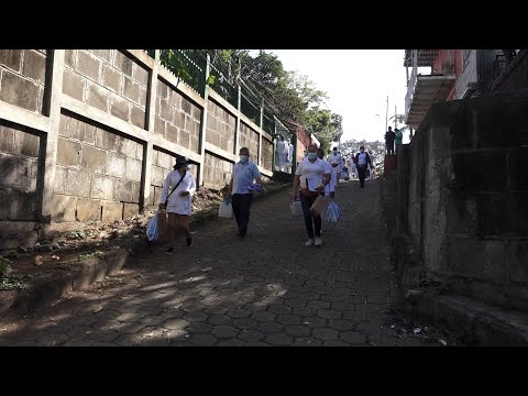 Exitosa jornada casa a casa  de vacunación voluntaria contra la Covid-19  en el barrio Camilo Ortega