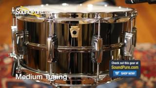 Ludwig 6.5x14 Black Beauty Snare Drum-Imperial Lugs