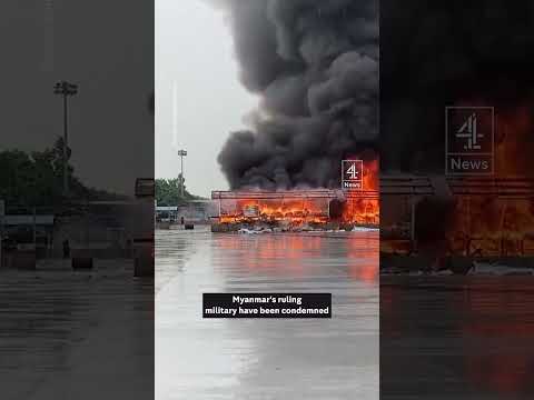 Myanmar burns £350 million worth of seized drugs