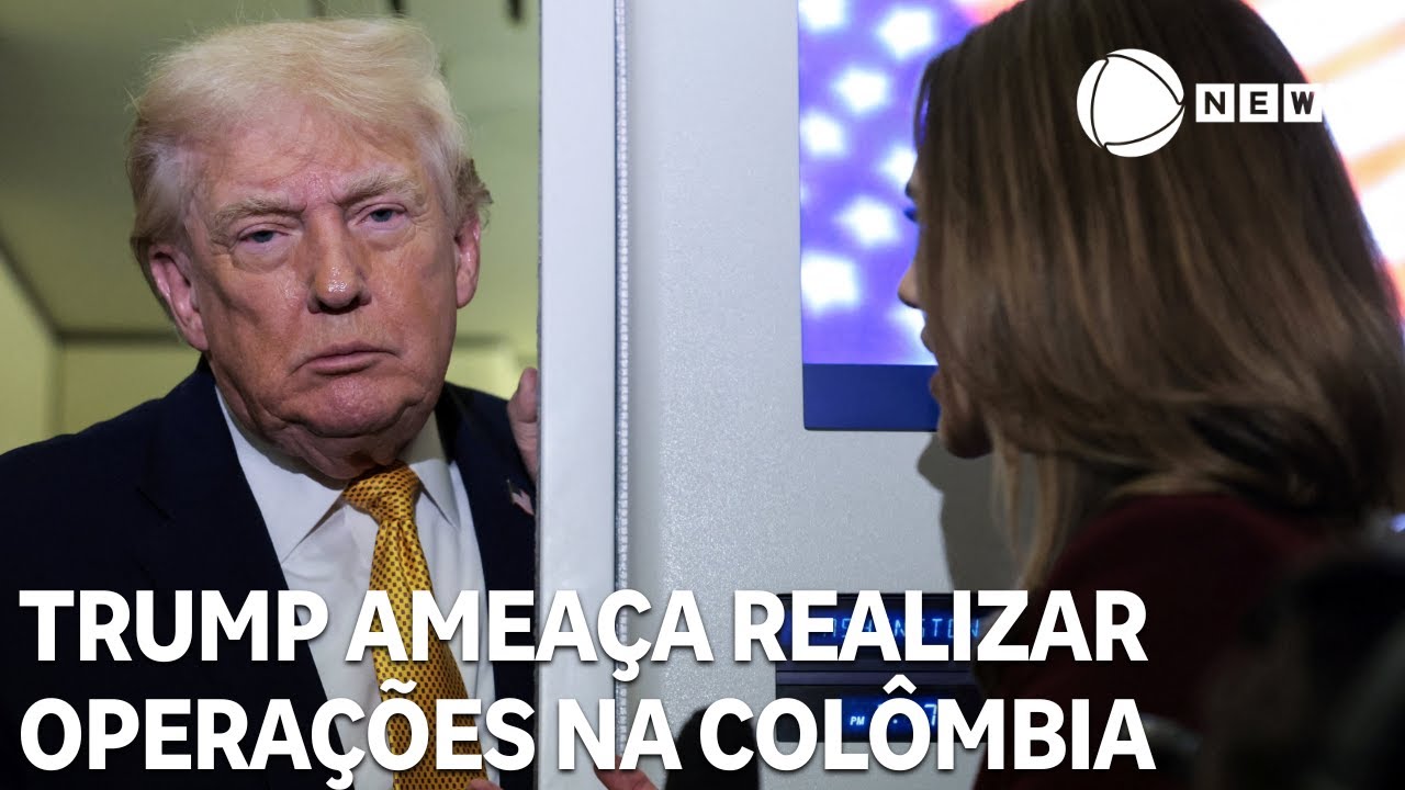 Donald Trump ameaça realizar operações na Colômbia TV Online Donald Trump ameaça realizar operações na Colômbia