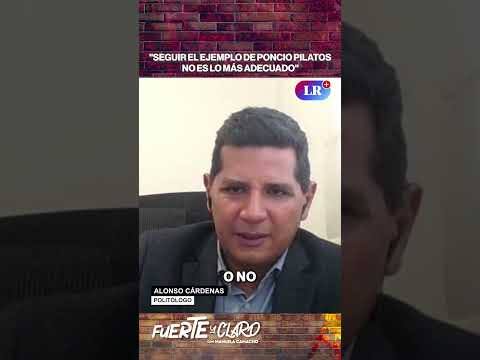"SEGUIR EL EJEMPLO DE PONCIO PILATOS NO ES LO MÁS ADECUADO” #shorts