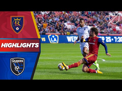 Real Salt Lake vs. San Jose Earthquakes | A Dramatic Second Half Goal | HIGHLIGHTS Real Salt Lake vs. San Jose Earthquakes | A Dramatic Second Half Goal | HIGHLIGHTS