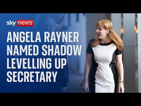 Angela Rayner appointed shadow levelling up secretary