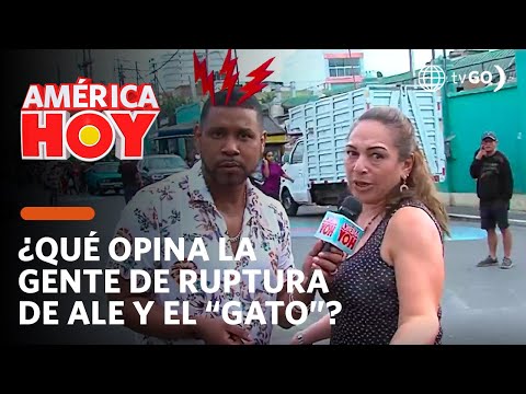 América Hoy: Edson le preguntó a la gente sobre la ruptura de Ale y “Gato” Cuba (HOY)