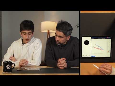 GPT-4o (Omni) math tutoring demo on Khan Academy