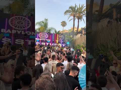 Marbella vibró con Chris Stussy ✨ #electronicmusic #housemusic #festival #party #dj