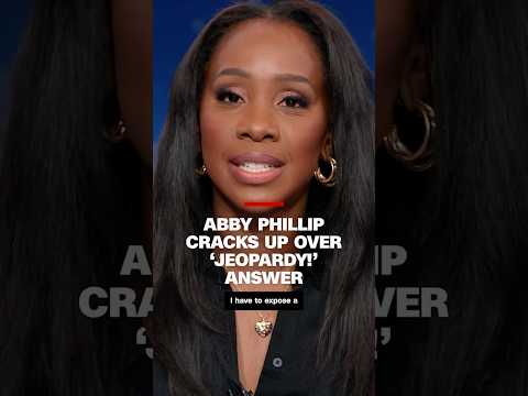 Panel jokes with Abby Phillip over her 'Jeopardy!' answer