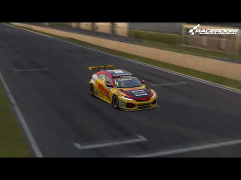 RaceRoom | Honda Civic TCR at Bilster Berg Ostschleife Schikane  #keyboard  Driving