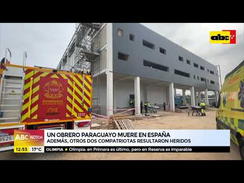 Un obrero paraguayo murió en España