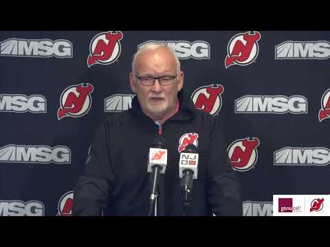 Lindy Ruff Exit Interview | NEW JERSEY DEVILS video clip