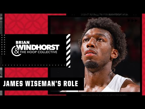 What is James Wiseman's role with the Warriors this season? | The Hoop Collective video clip