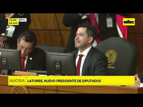 Raúl Latorre, nuevo presidente de la Cámara de Diputados