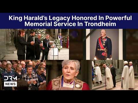 FULL: Norwegians Hold Memorial Service for King Harald at Nidaros <strong>Cathedral</strong> in Trondheim | AQ1N
