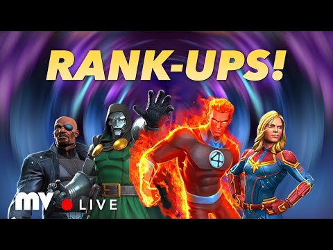 5-Star Champion Rank-Ups, Epic Red Rift, & RoL Benchmark (Live) | Marvel Contest of Champions